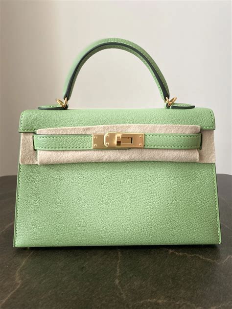 hermes kelly vert criquet|Hermes mini kelly colors.